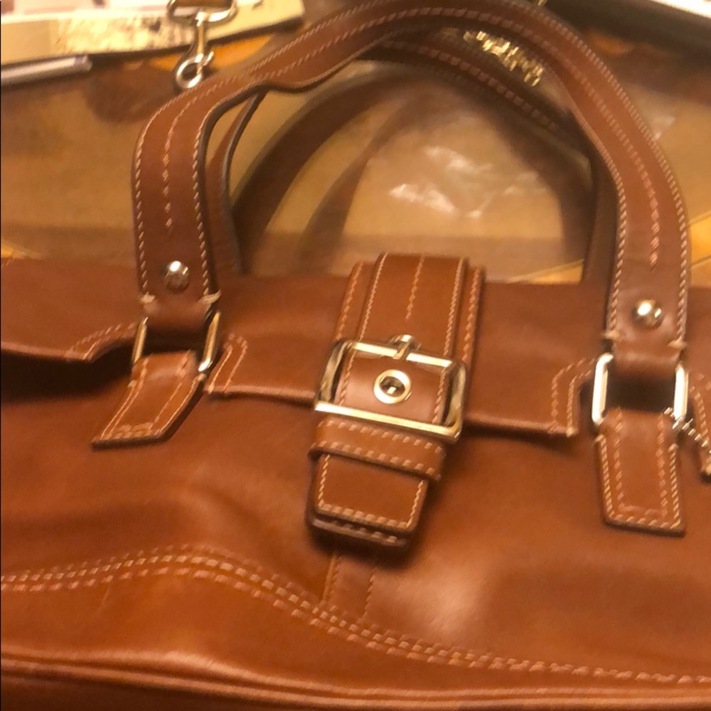 Like new, roomy Coach large handbag